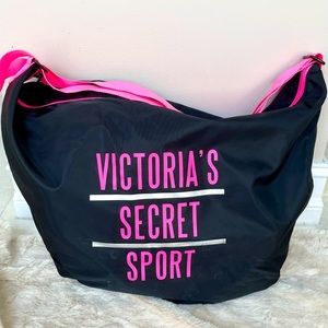 Victoria’s Secret Sport bag black and hot pink
